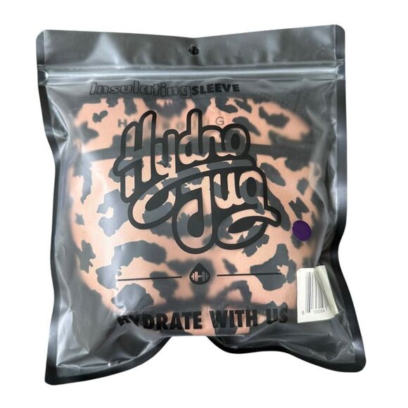 Hydro Jug Pro Leopard Cat Print Insulating Neoprene Water Bottle Sleeve ~NEW~ - Picture 6 of 6